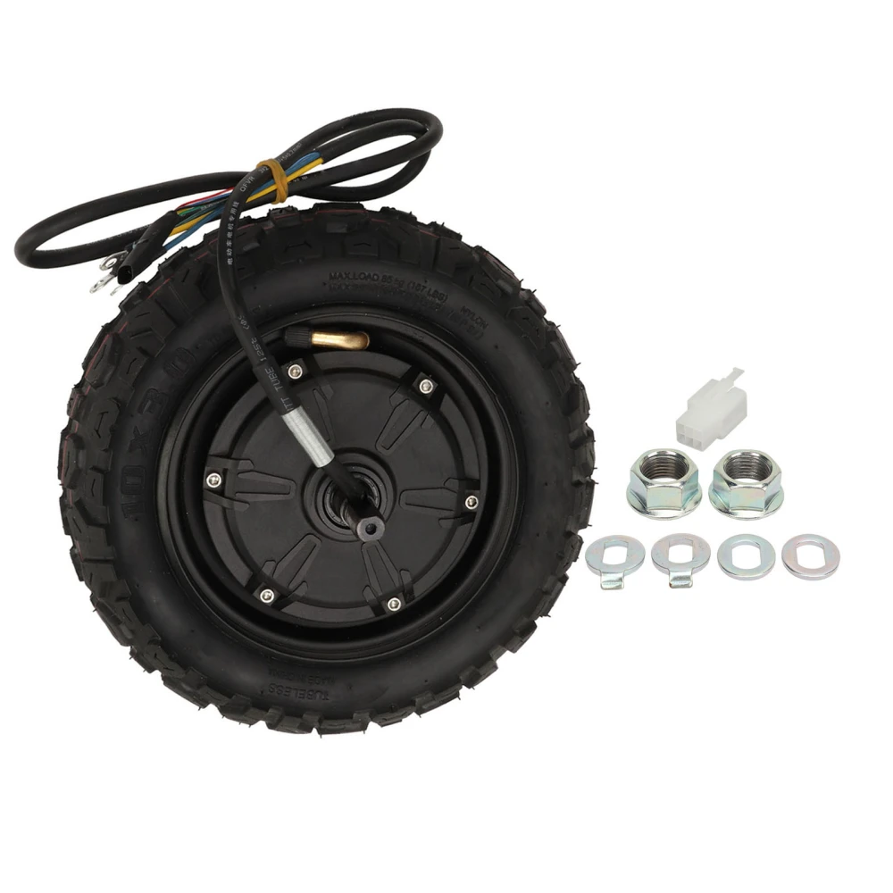 10 Inch Vacuum Tires Hub Motor 48V 60V 800W 1500W Brushless Tubeless Tire Hub Motor For Electric Motorcycle Electric Bike