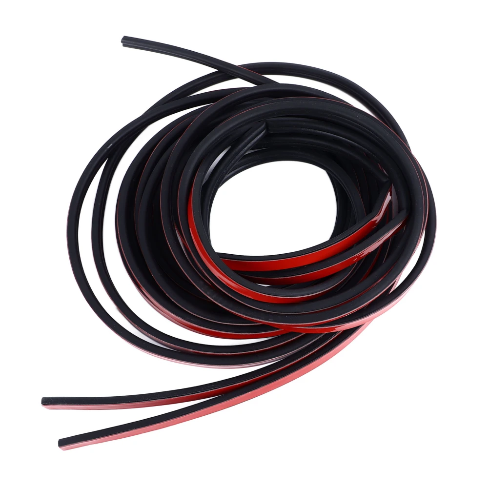 10m Car Sealing Strip Flexible B Shape Rubber Soundproofing Heat Resistant Car Body Weather Stripping for Car