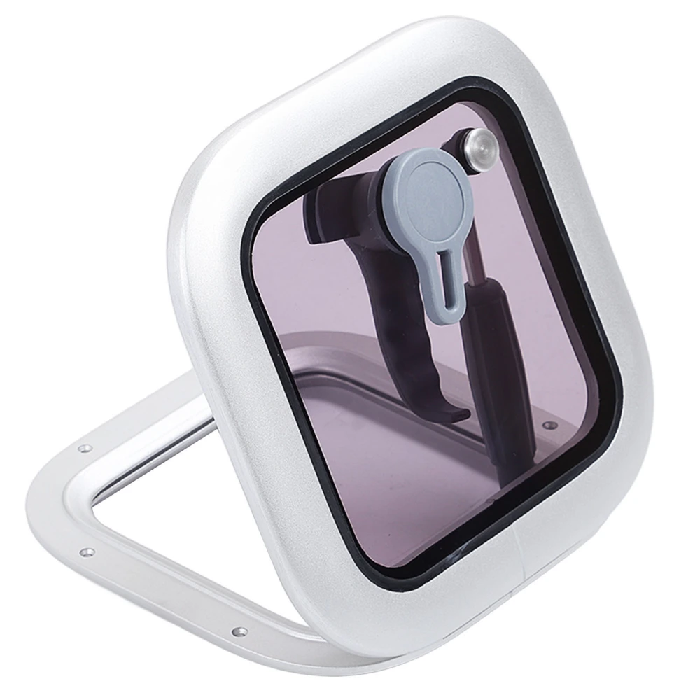 Boat Skylights Window 260 X 260mm Square Push Out Deck Porthole Skylights Ventilation Hatch Window for Yacht RV