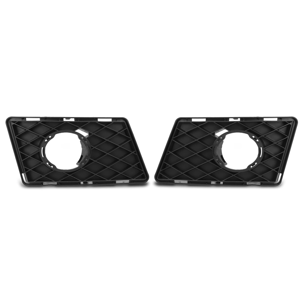 2pcs Fog Lamp Grille Cover Rugged Stylish Replacement For Benz GLK‑Class X204 Standard Pre‑Facelift 2008 to 2012