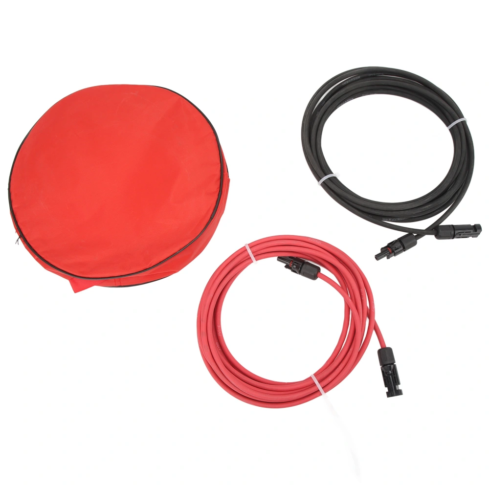Solar Extension Cable with Female and Male Connectors Solar Panel Copper Wire for RV Solar Batteries 10AWG 10m/32.8ft