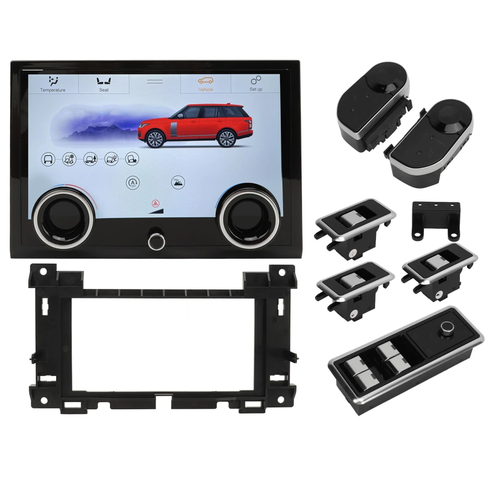 10in Car AC Touchscreen 1080P with Power Window Control Button Steering Wheel Touch Switch for Range Rover Vogue L405