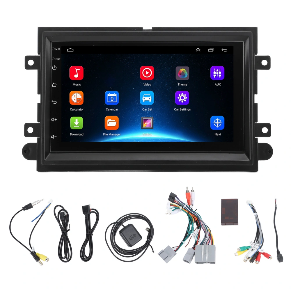 7in Car Stereo for Android 12 Touch Screen GPS Navigation Wireless Bluetooth Radio Multimedia Player Replacement For Ford 2G RAM+32G ROM+Carplay