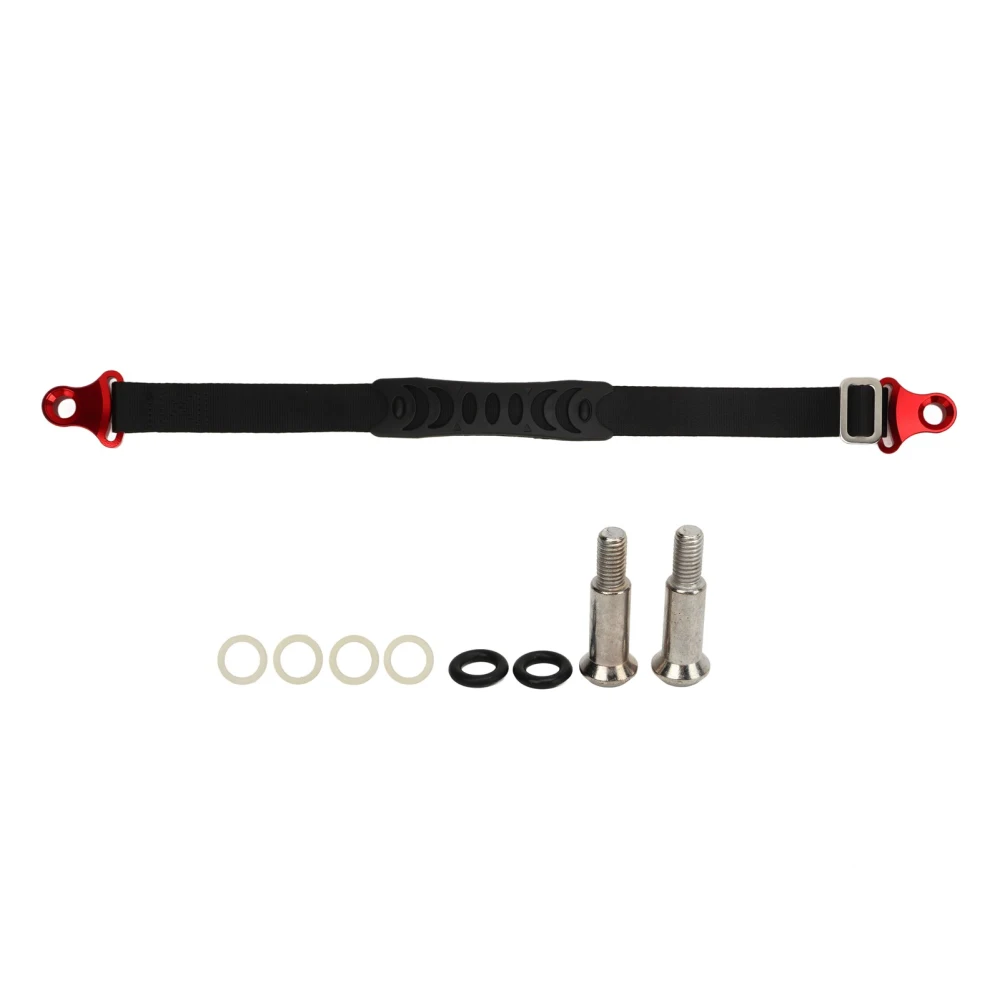 Tow Strap 10000lbs Capacity High Strength Sturdy Wear Resistant Emergency Towing Rope for Off Road Motorcycle Rear Type B Red