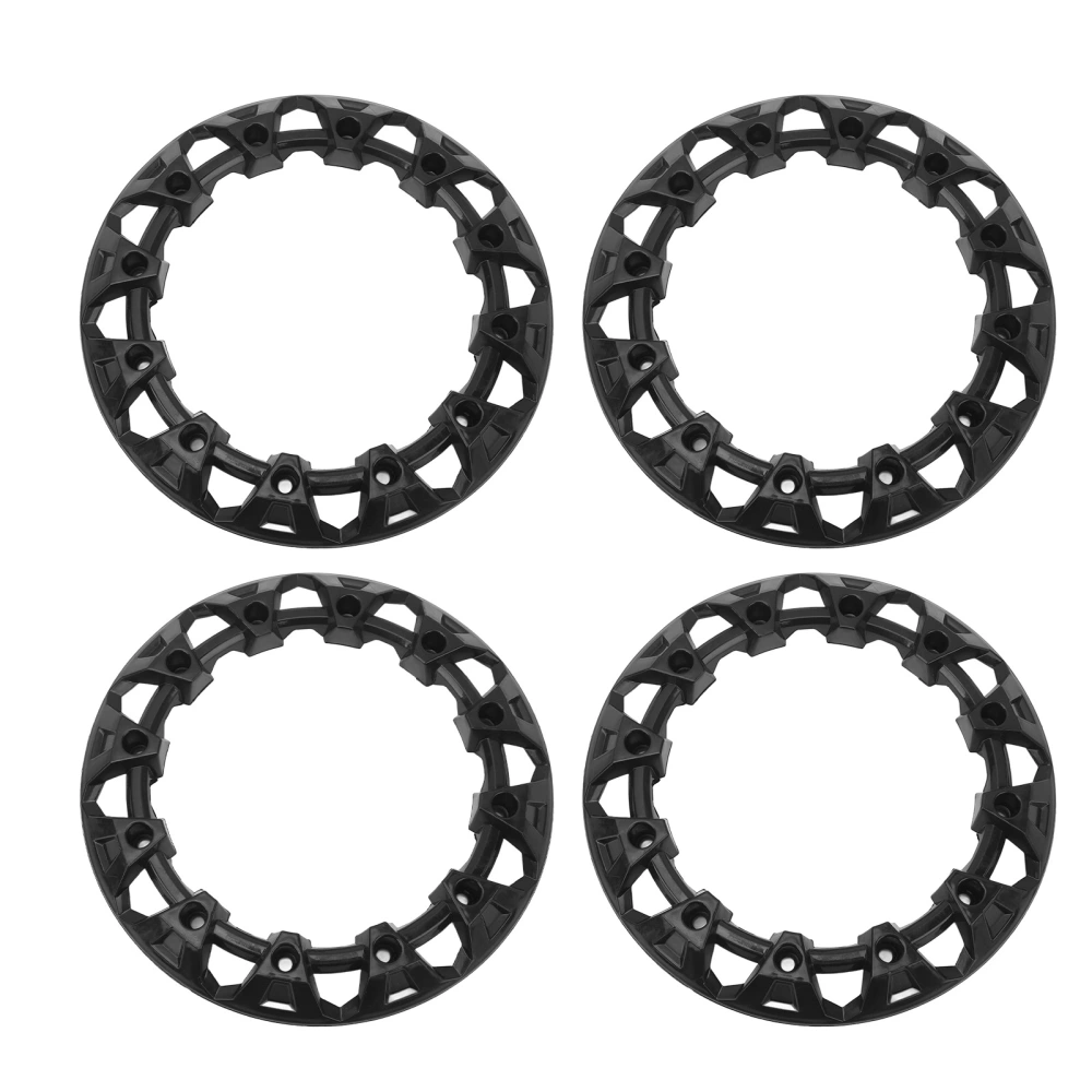 4PCS 8in Wheel Hub Trim Cover 22.8cm OD Hubcaps Tire Protection Rim Cap Universal for ATV