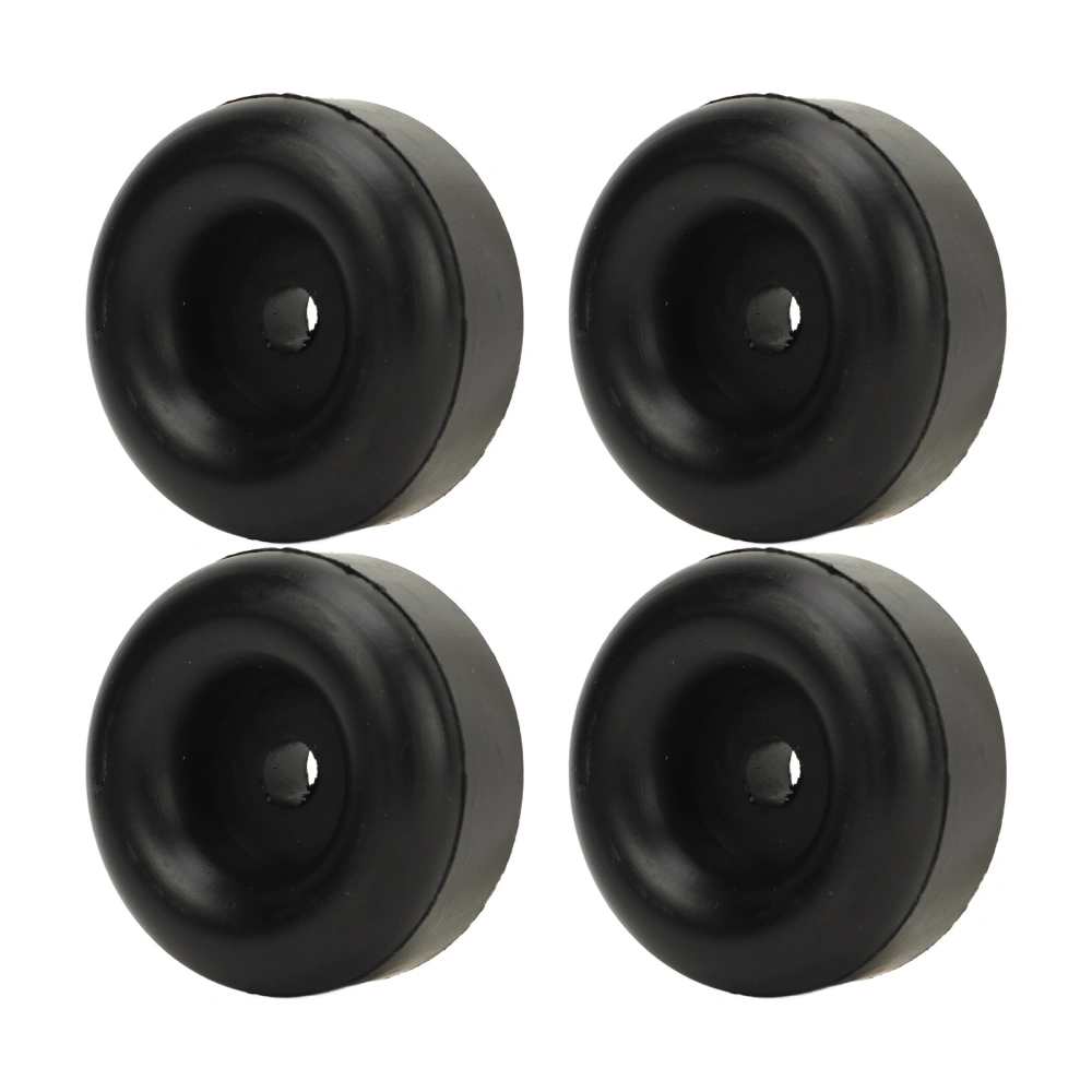 4PCS 2.5inch Trailer Ramp Door Rubber Bumper Round with Hole Rubber Cushion for Cargo Trailer RV Ships