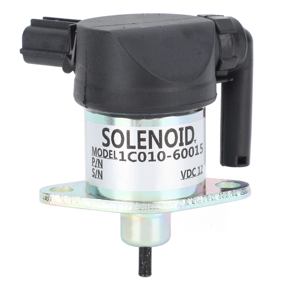 Fuel Shut Off Solenoid Efficient Safe 1C010 60015 for Kubota Engine V3300‑DI V3300‑DI‑T V3300‑T V3600‑T