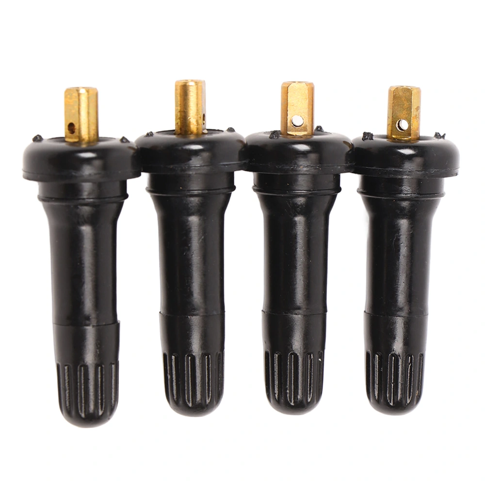 4pcs Tire Valve Stem Leakproof Snap In Valve Stem Replacement for Ford Tire Pressure Sensor