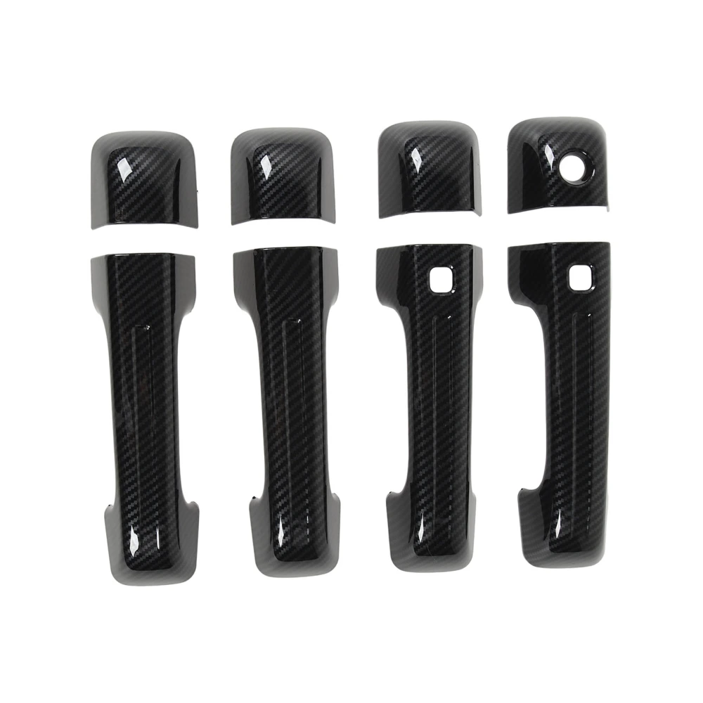 4 Sets Exterior Door Handle Covers Carbon Fiber Color Stylish Accurate Fit for 1500 2023