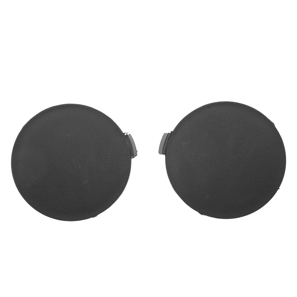 1 Pair Front Bumper Tow Hook Cover Cap 53285 0R060 Left Right Black Fit For RAV4 2013 to 2015