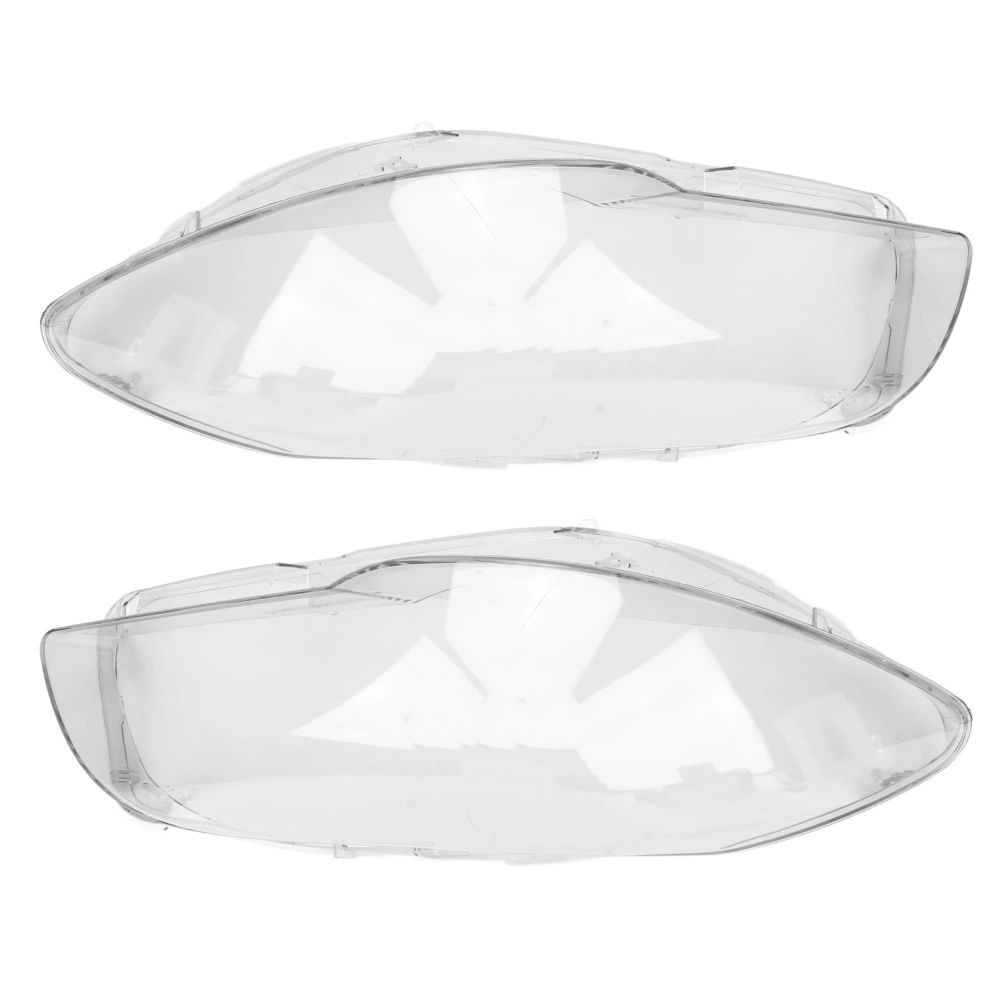 2Pcs Car Headlight Lens Cover Transparent Left And Right Head Lamp Shell Cap For F10 F18 2010 to 2014