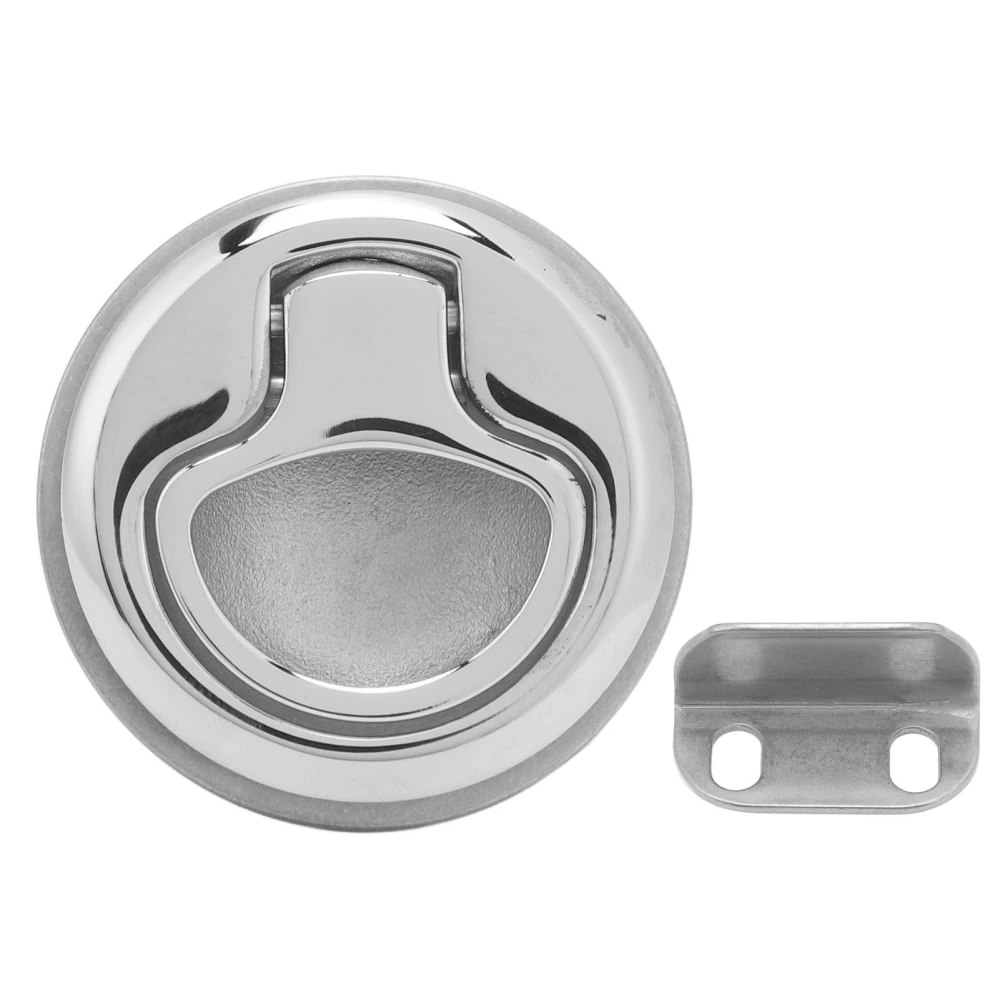 Boat Hatch Cam Latch 44mm Flush Mount 316 Stainless Steel Pull Handle Latch for Marine Yacht RV Locker