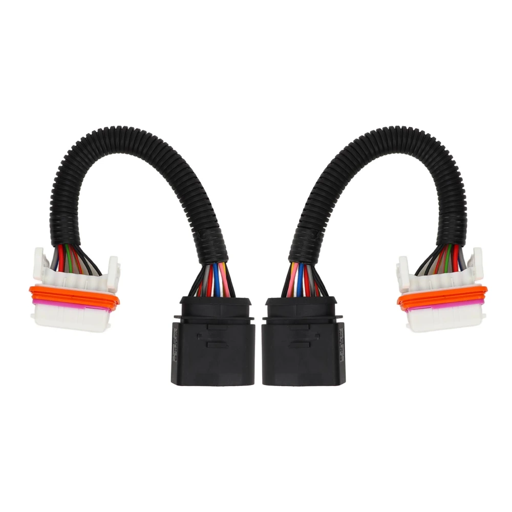 2PCS Xenon Headlight Wiring Harness Left Right Circuit Protection 95563123910 for Cayenne 2003 to 2006