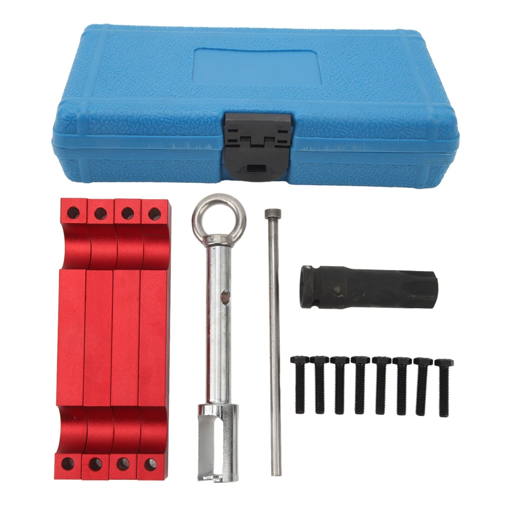 Engine Timing Tool Kit with T100 Cam Sleeve Steel Fuel Injector Puller Replacement for Benz M157 M276 M278 Engine