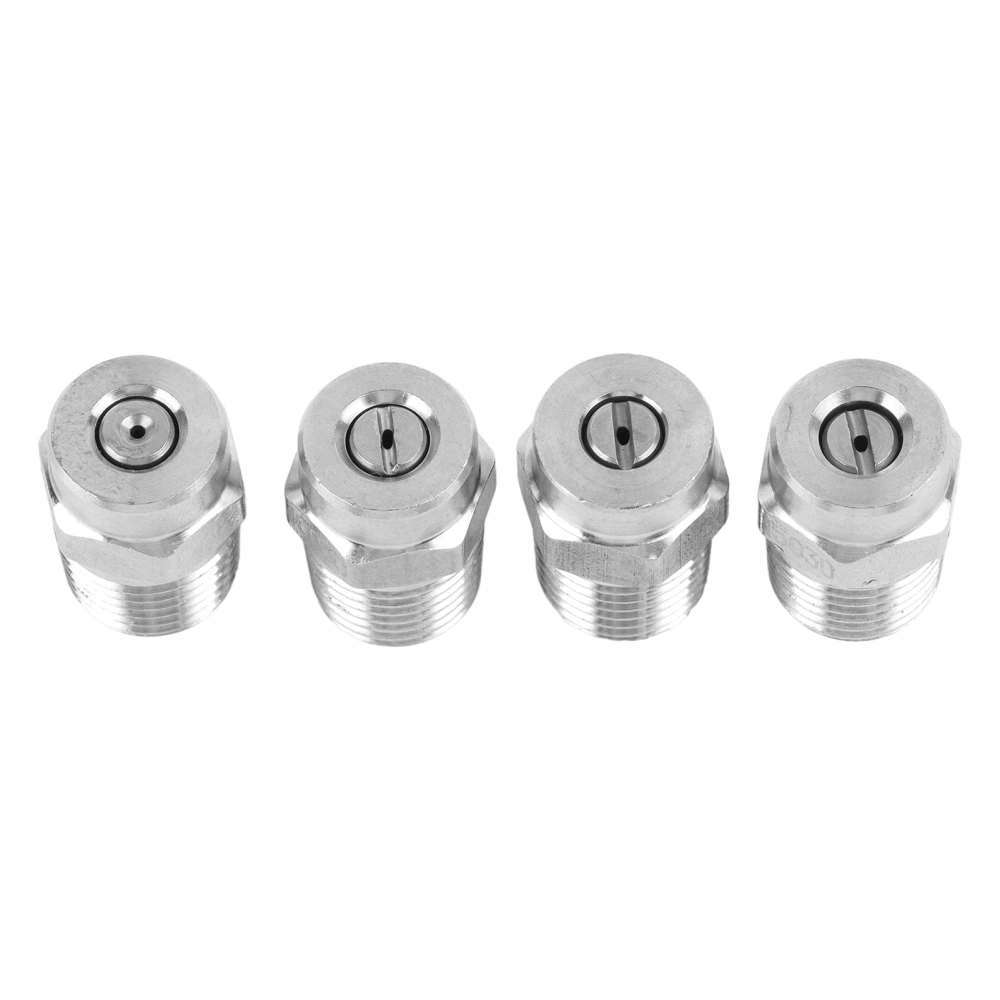 4Pcs Car Threaded Spray Nozzle Car Washer High Pressure Replacement Professional Nozzle