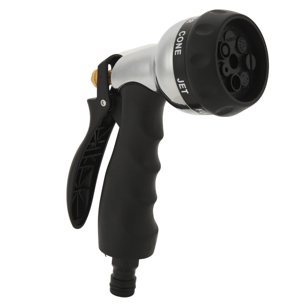 Water Hose Nozzle Zinc Alloy 7 Adjustable Modes Car Wash High Pressure Sprayer Flow Control Handheld Nozzle Sprayer