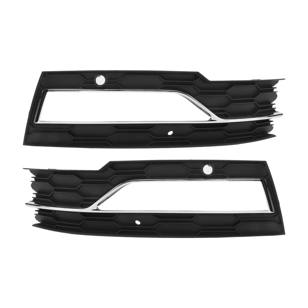 Bumper Grille Insert 5E3807681C Front Bumper Lower Left Right Side Fog Light Cover Grille Set for OCTAVIA NX