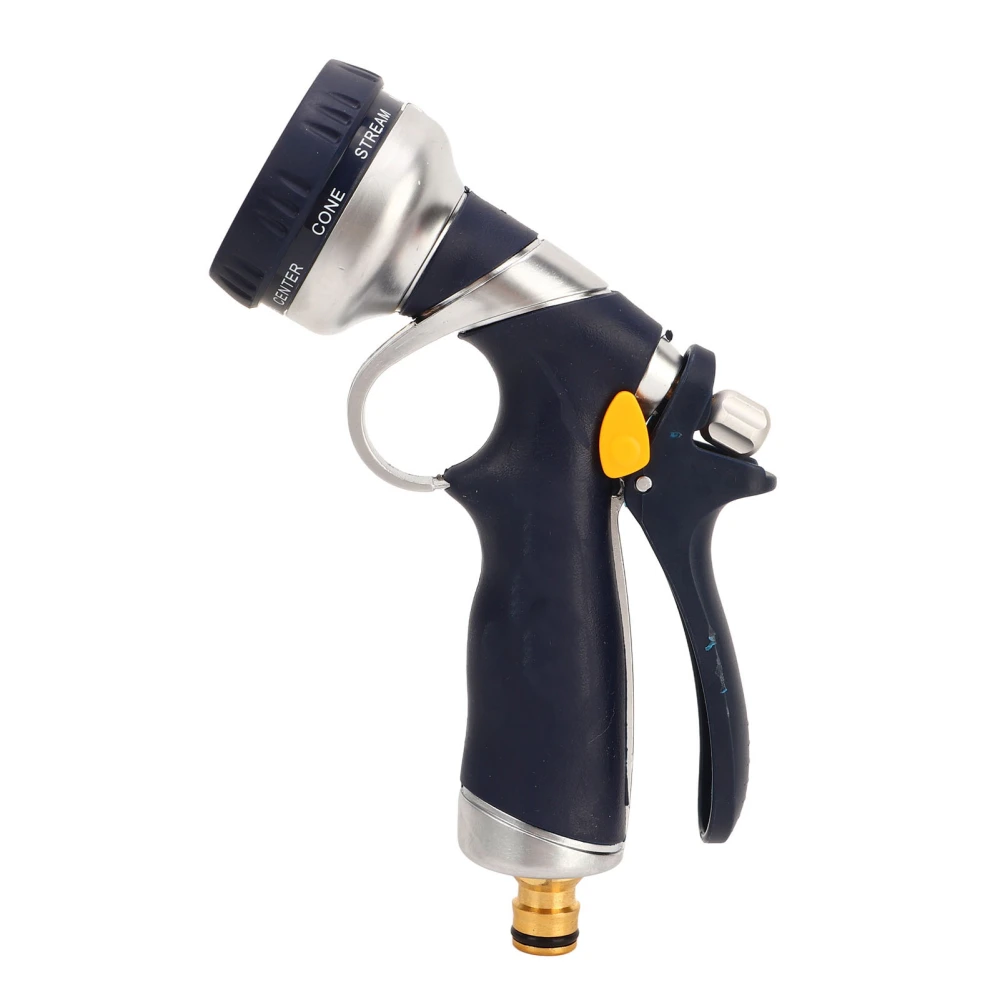 Garden Hose Nozzle 5 Adjustable Spray Pattern with Flow Control High Pressure Hand Sprayer for Car Household Lawn