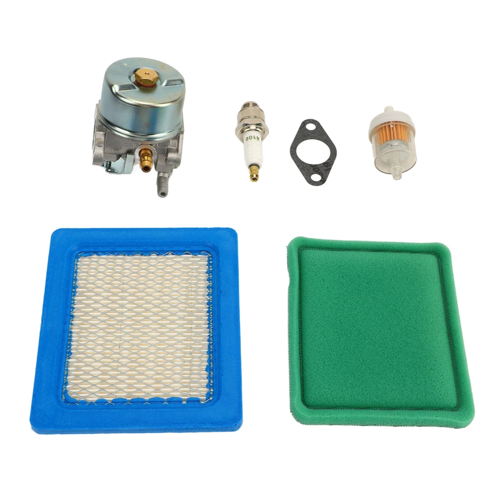 Carburetor Kit Spark Plug Air Filter Oil Filter 640004 for Tecumseh OHH55 OHH60 OHH65 Engine 5hp 5.5hp 6hp 6.5hp