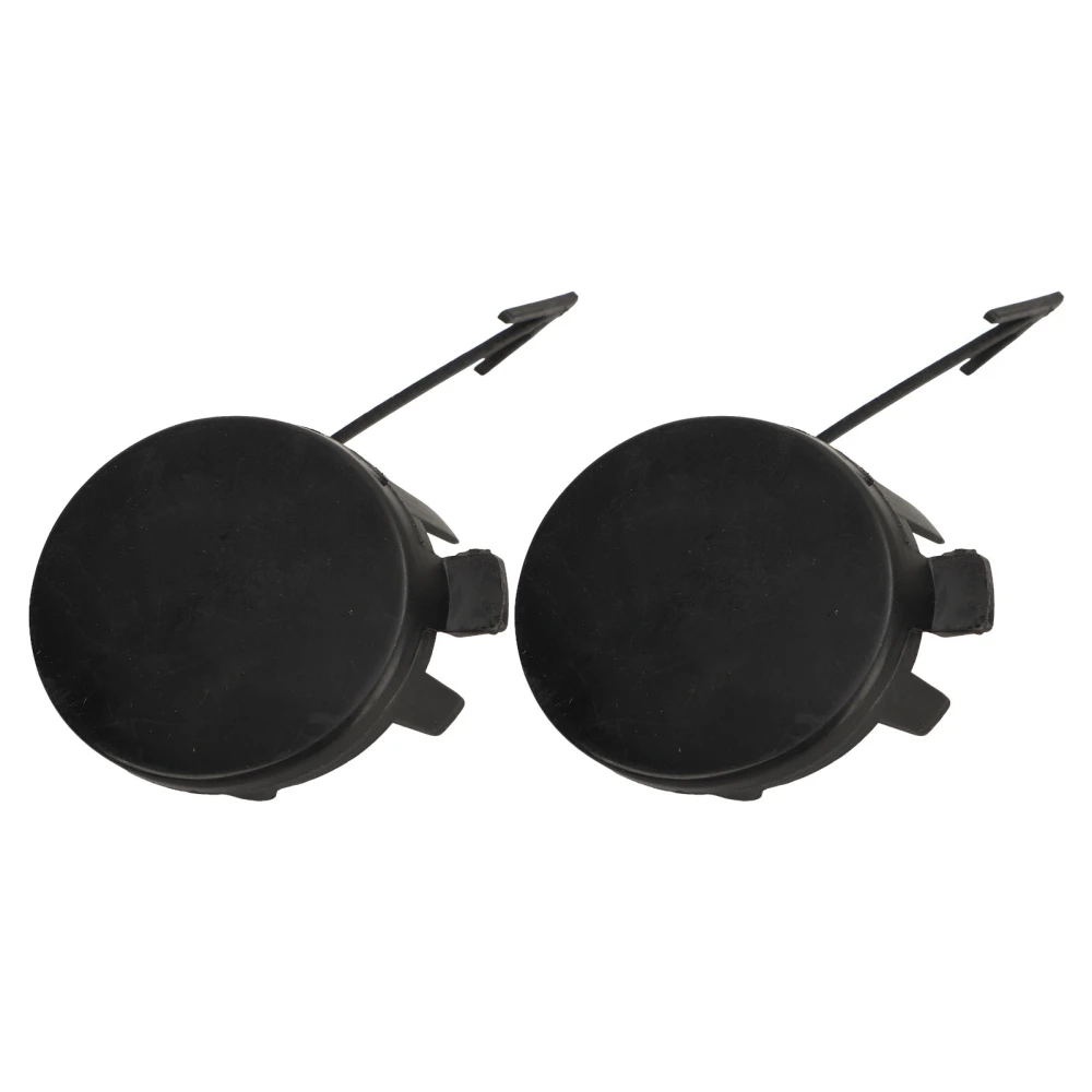 2PCS Front Bumper Tow Hook Cover 5E0807241 Replacement For OCTAVIA 5E Wagon Pre‑facelift 2013 to 2016