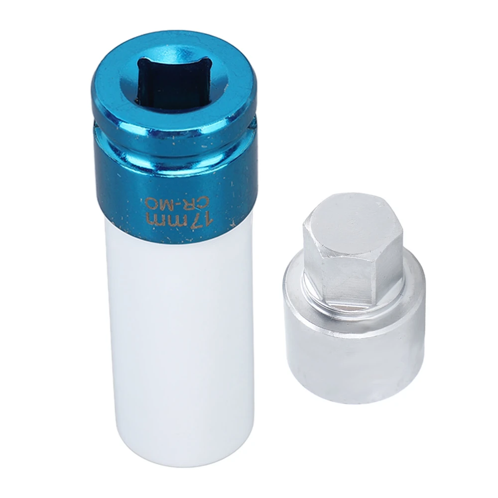 Car Wheel Nut Lock Key Anti Theft Wheel Lug Nut Key Replacement For Benz A‑Class B‑Class C‑Class With 17mm Sleeve