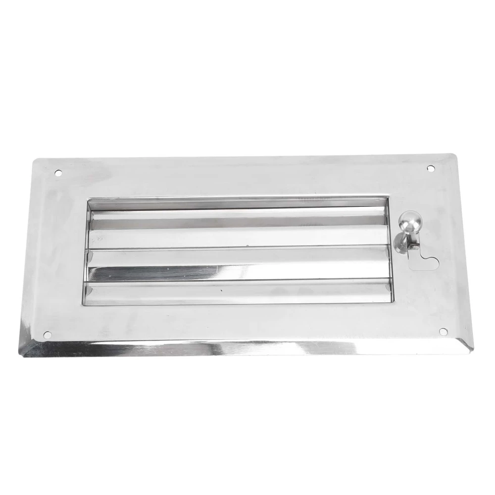 300x150mm Adjustable Square Air Vent Louver Grille Cover 3 Slot Exhaust Vent Grille Trim Bezel for Boats Yachts RV Trailers
