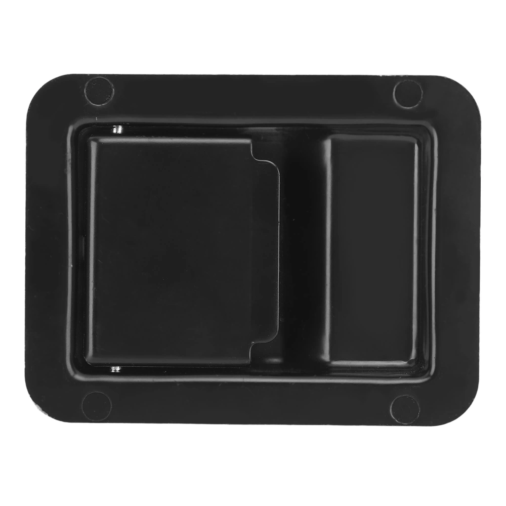 RV Toolbox Handle Latch 140 X 108mm Trailer Camper Truck Built in Door Lock Toolbox Handle Black