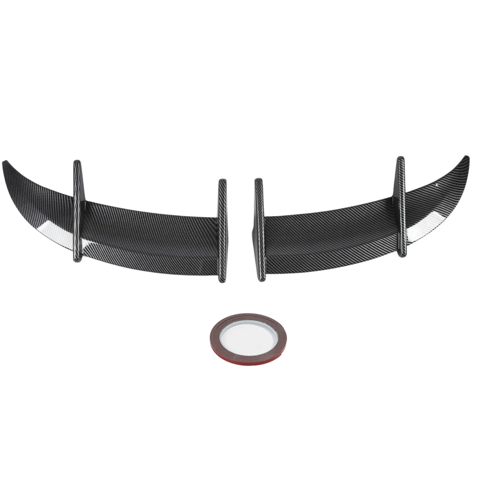 Trunk Spoiler Car Rear Trunk Roof Window Tail Top Wing Lip Trim Roof Spoiler for MK6 Carbon Fiber Style