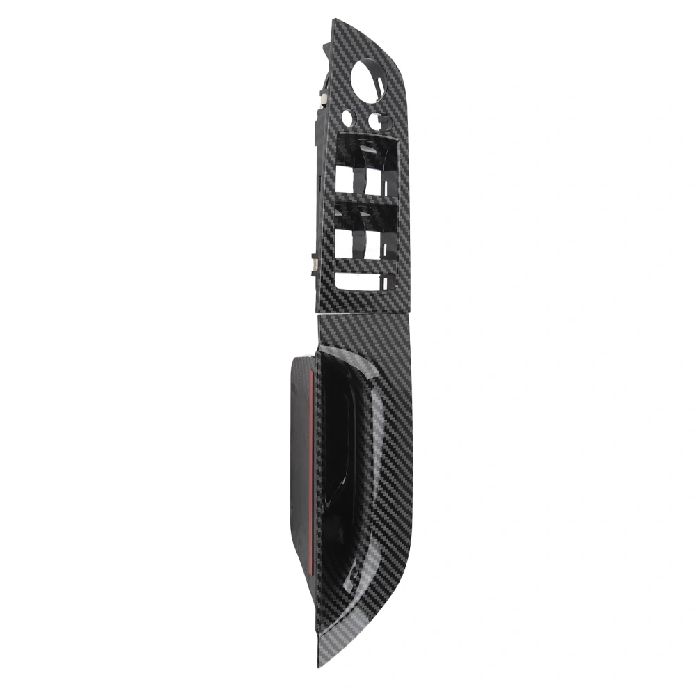 Window Switch Armrest Panel Driver Side Door Inner Panel for 3 Series E90 Sedan LCI 2009 to 2011 Carbon Fiber Style