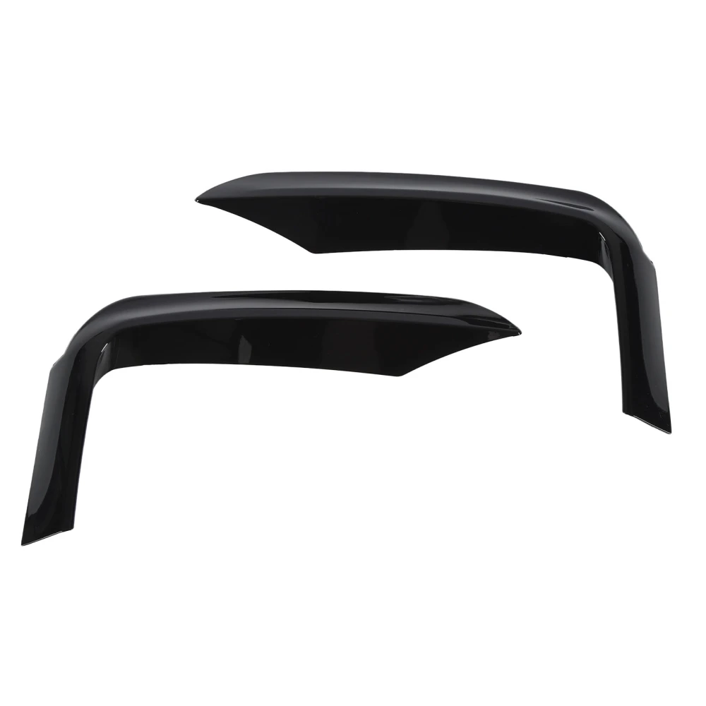 2 Pcs Front Bumper Splitters Flaps Glossy Black Fog Lamp Fin Lip Air Spoiler for 4 Series F32 F33 F36 M‑Sport 2014 to 2020