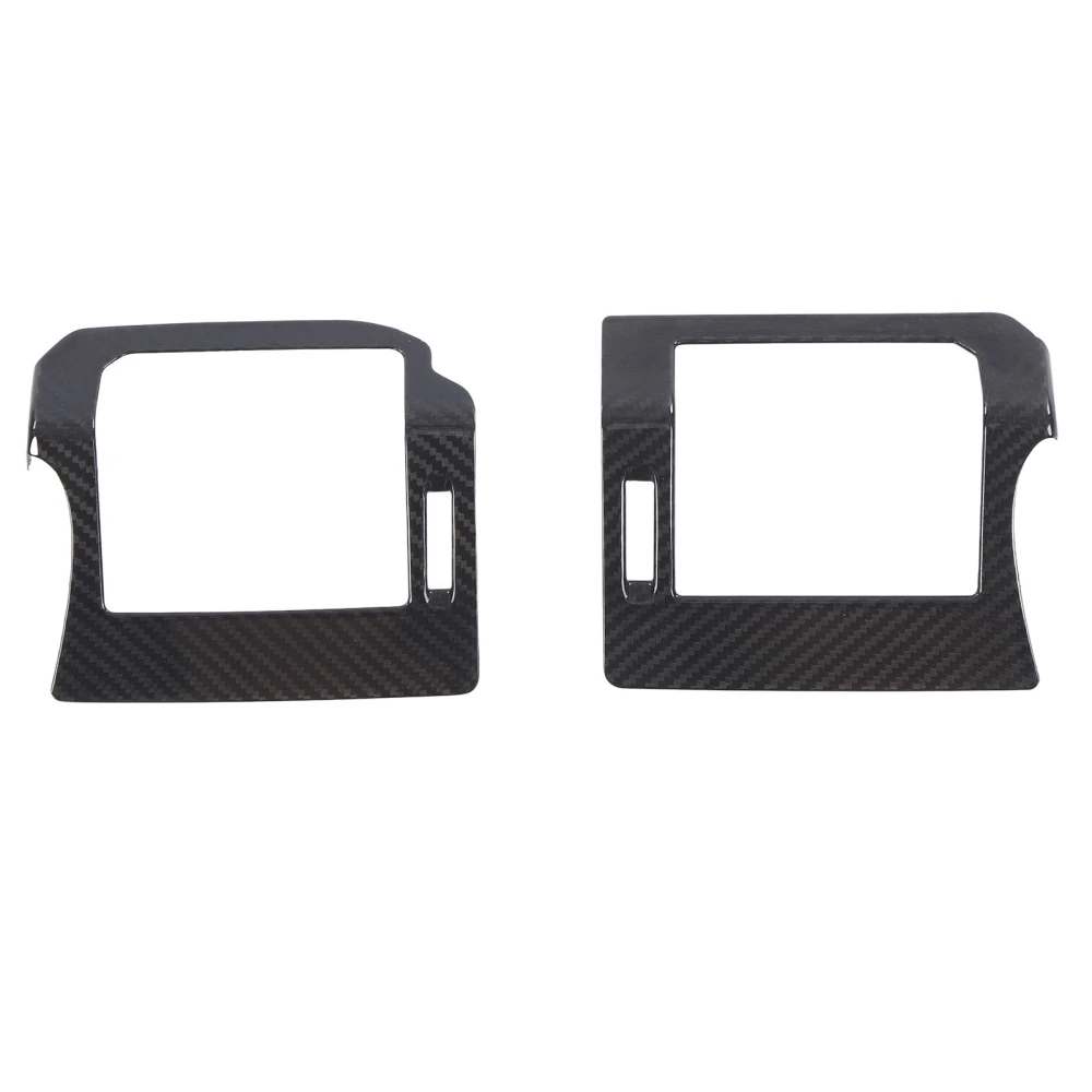 2Pcs Car Side Air Vent Outlet Frame Carbon Fiber Outlet Cover Trim Replacement For Land Rover Defender L663 2020 to 2023