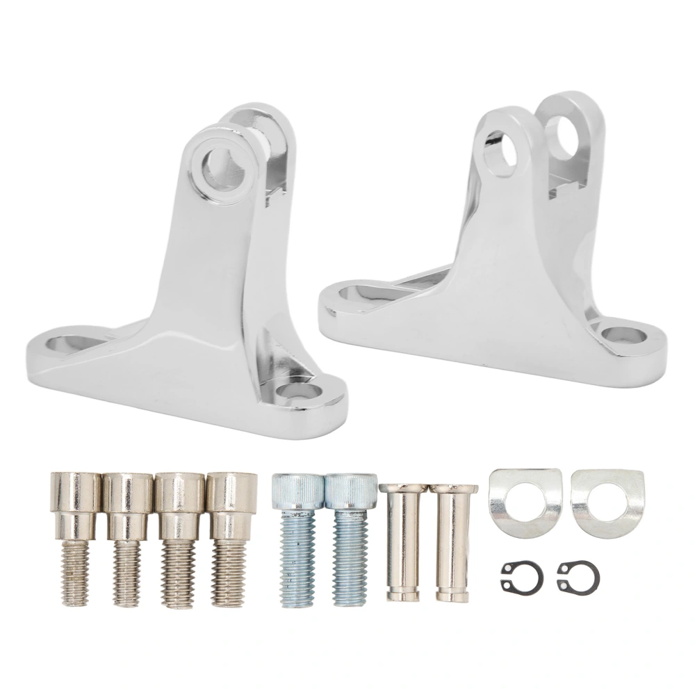 2Pcs Motorcycle Passenger Mini Footpeg Mount Left And Right Peg Mount For Touring Models 1993 to Later