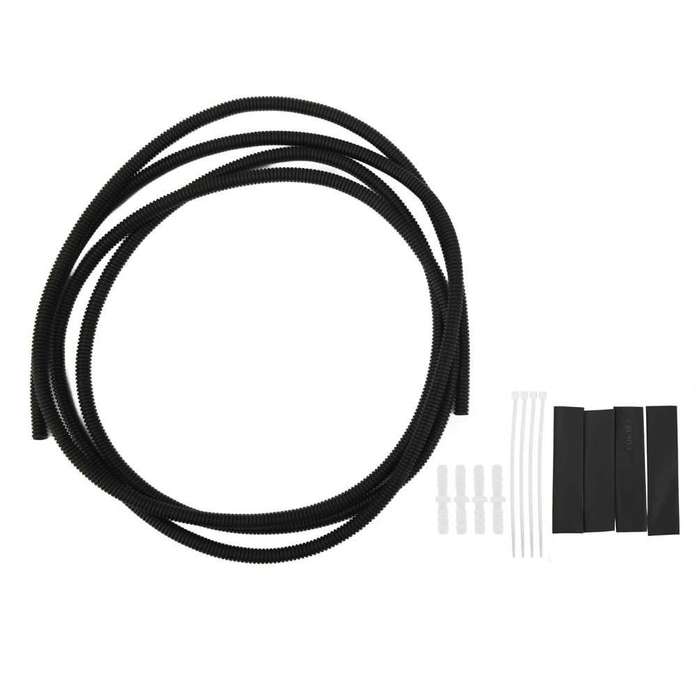 Car Corrugated Pipe for Windscreen Washer System Windshield Washer Fluid Hose Repair Kit 2.6m / 8.5ft