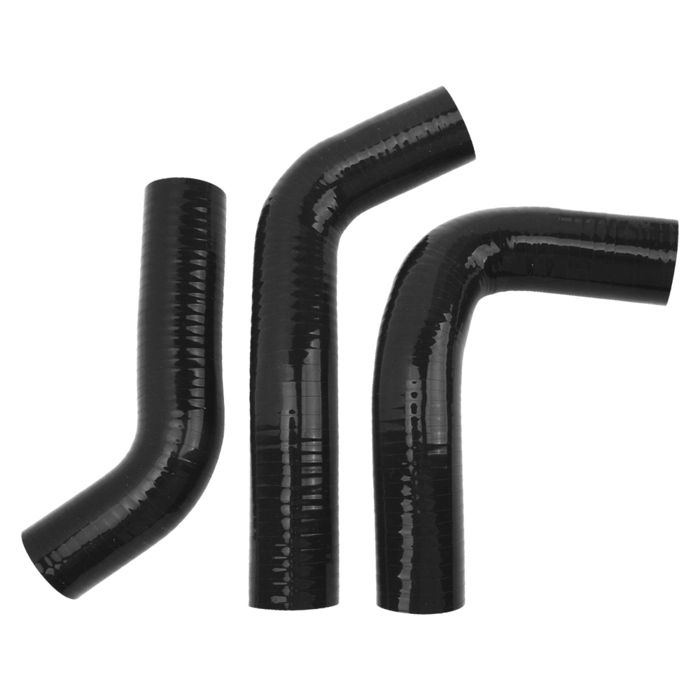 Silicone Radiator Coolant Hose Radiator Coolant Heater Water Hose Pipe Replacement for Mazda MX‑5 1994 to 1997 Black