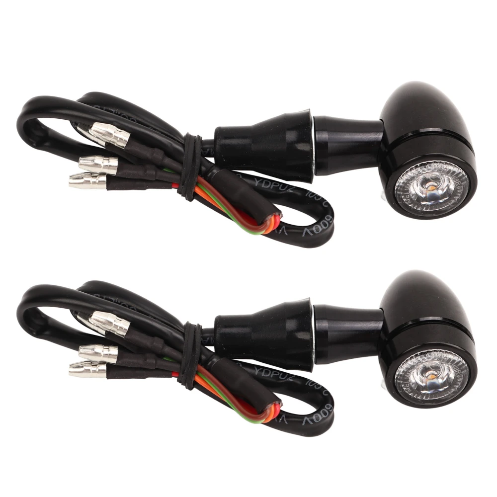 1Pair Motorcycle Turn Signal Light Multifunctional High Brightness Energy Saving Brake Lights Replacement for Suzuki 4 Wire/ Yellow Light Red Light Red Light (High Brightness)