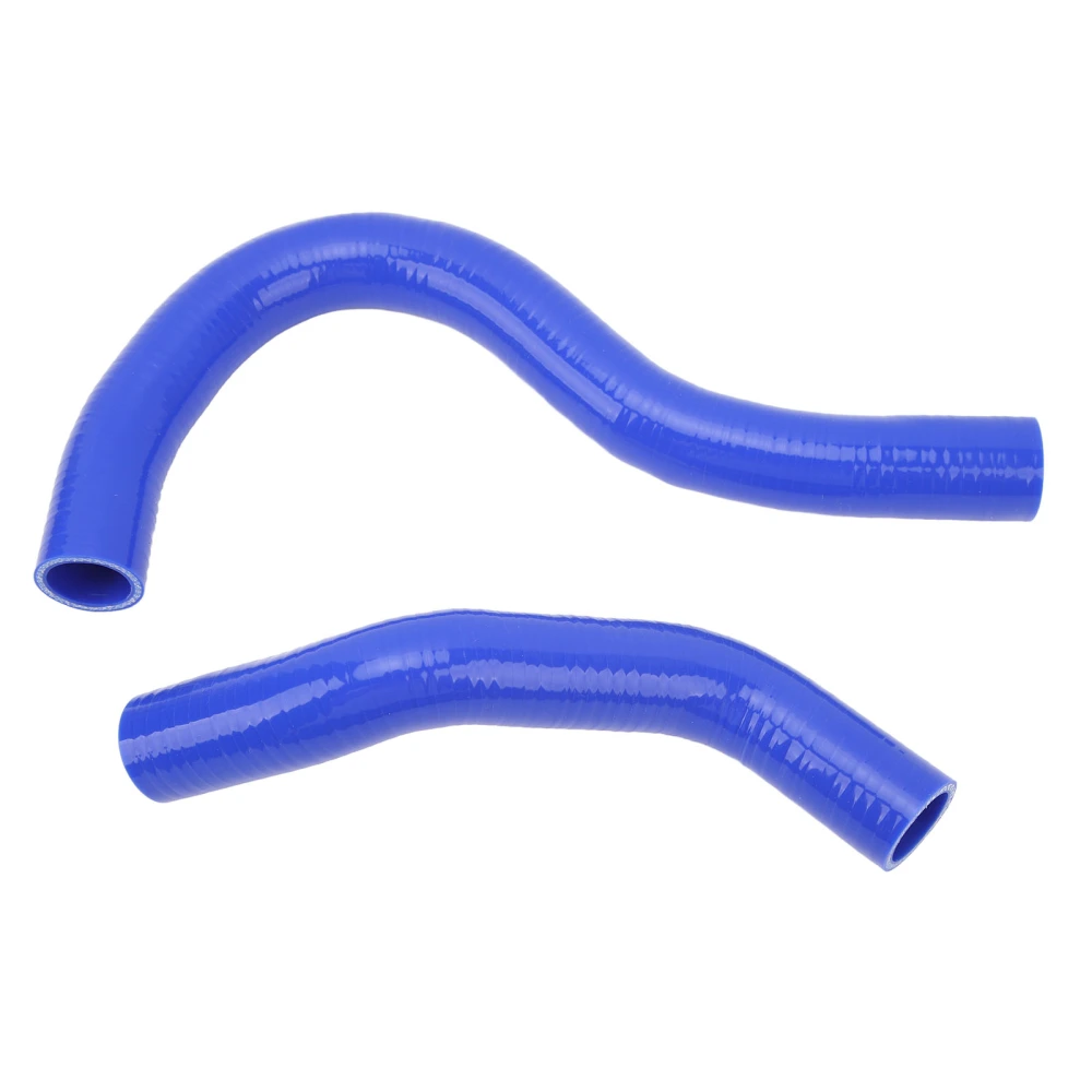 2 Pcs Radiator Coolant Hose Silicone Good Sealing Heat Resistant Coolant Hose Kit for Civic EP3 Si SiR Type R K20A3 2002 to 2005 Blue