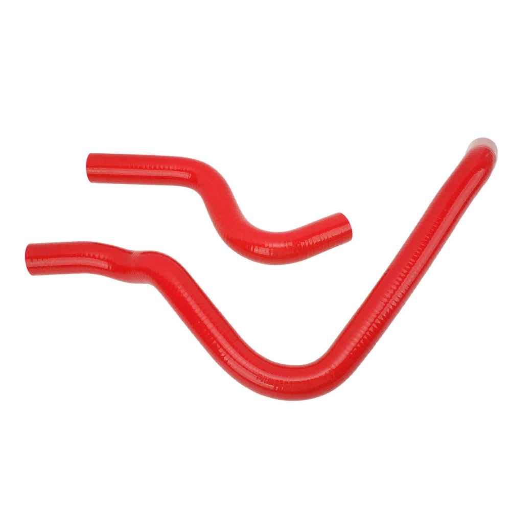 2PCS Silicone Radiator Coolant Hose Tube Kit Replacement For Accord CB7 F22A 2.2L F20A 2.0 L 1990 to 1993 Red