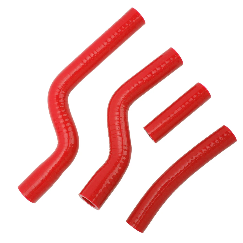 Radiator Silicone Hose Silicone High Temp Resistance Good Sealing Wearproof for YZF250 2007 to 2009 Red