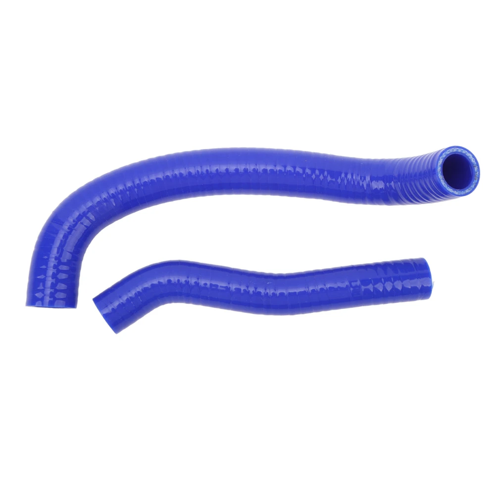 2PCS Silicone Radiator Coolant Hose Kit Sealed Leak Proof Replacement For Arctic Cat DVX‑400 2007 to 2008 Blue