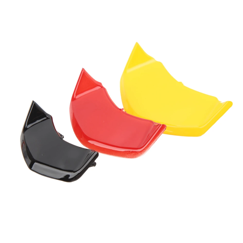 Front Horn Cover Trim Lighting Front Tie Belts Airvent Inflow Duct Decoration Cover Replacement for Vespa Sprint 150 Black+Red+Yellow