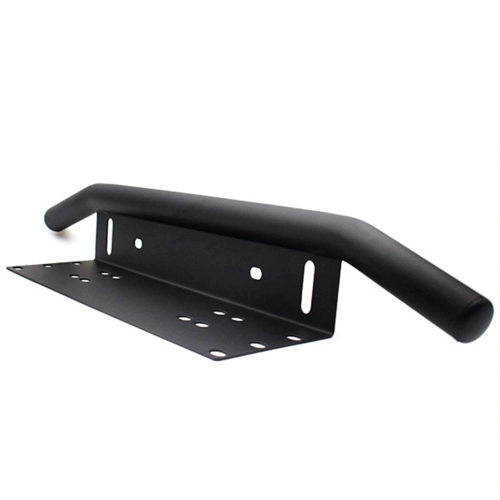 Car Front License Plate Mounting Bracket Black Universal Fit Front Grille LED Spotlight Holder for Automobiles