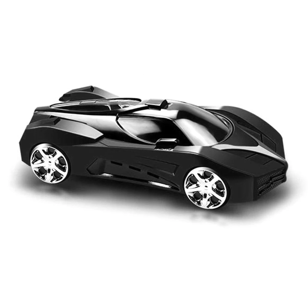 Car Model Phone Holder Cool Sporty Shape Slip Resistant 360° Rotatable Center Console Phone Holder for Office Home Black