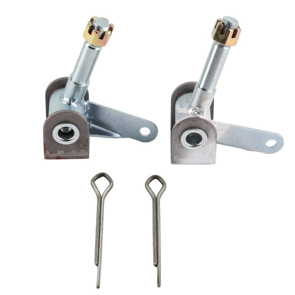 1 Pair M16 Front Steering Knuckles Right Left Steel Alloy Spindle Bracket Set Fit for 110cc 125cc 150cc 200cc 250cc Go Kart