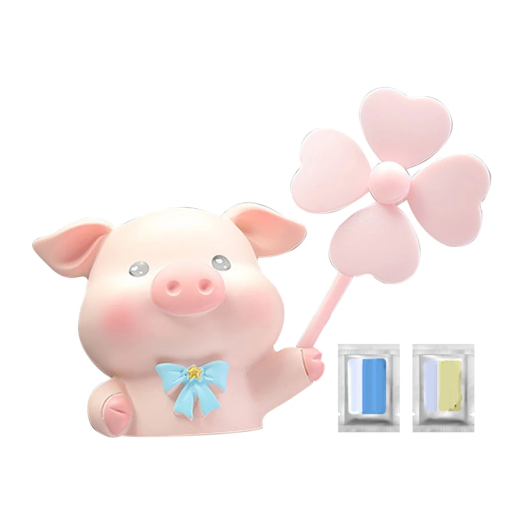 Car Vehicle Perfume Vent Outlet Clip Auto Fragrance Cartoon Car Air Freshener Aromatherapy Accessories Pig
