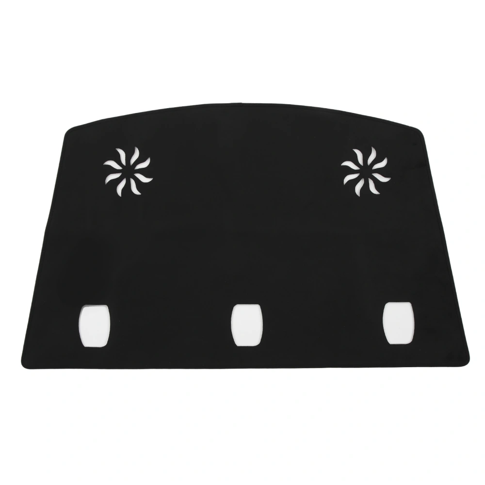 Trunk Sun Protection Pad Flannel Interior Heat Insulation Sun Shade Mat Replacement for Tesla Model 3 Y Black