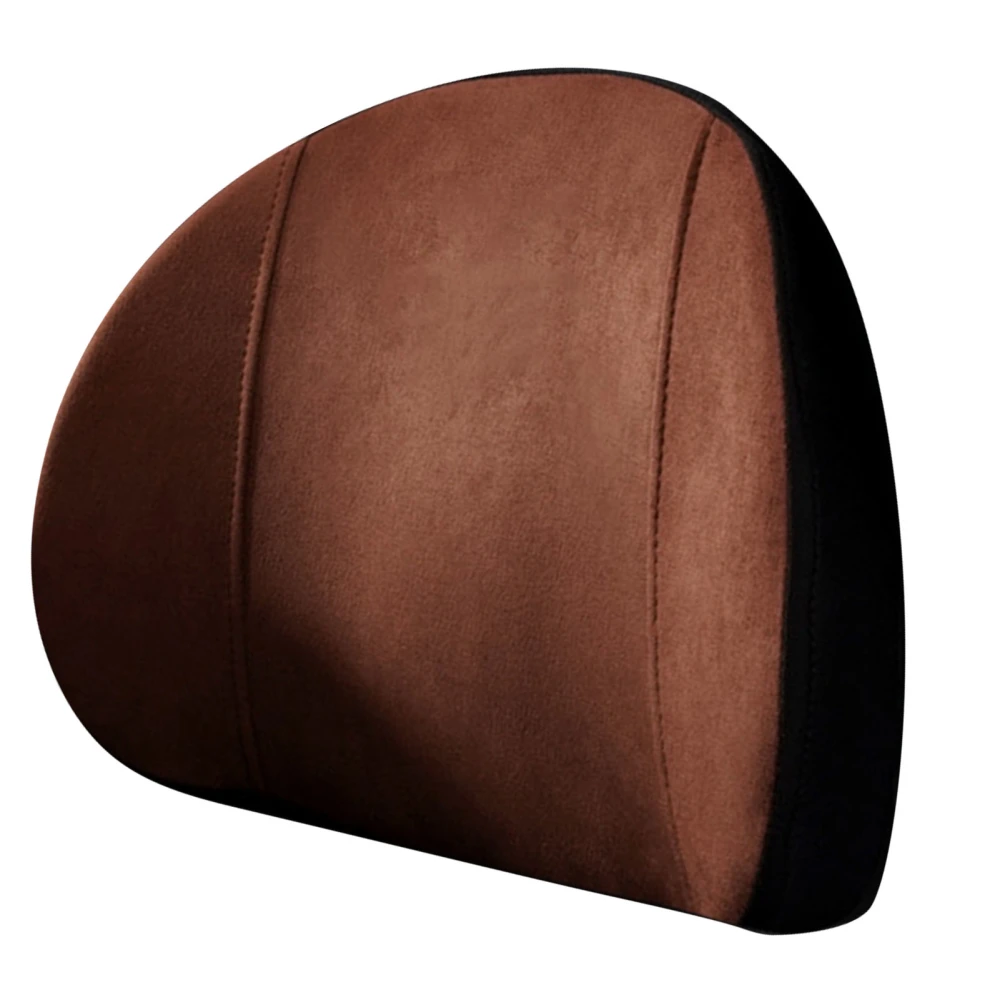 Car Lumbar Pillow Seat Memory Foam Lumbar Support Pillow Back Pain Relief Breathable Lower Back Pillow Brown Lumbar Support