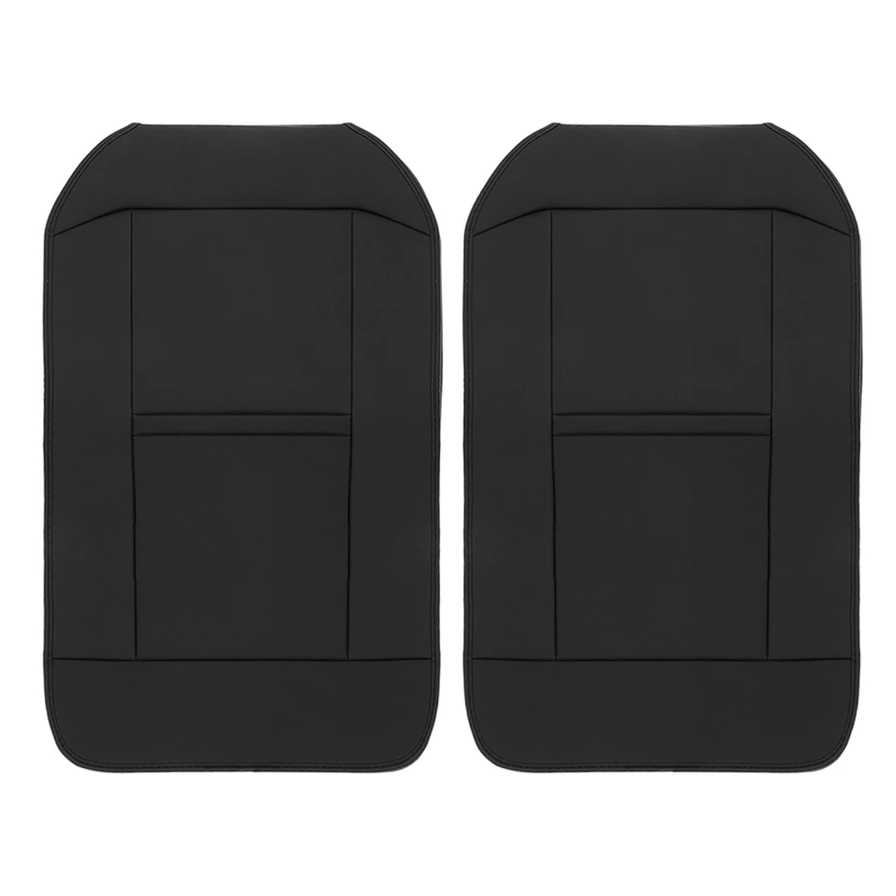 2Pcs Car Seat Anti Kick Pad Rear Back Dust Resistant Protector Replacement For Ford Mustang Mach‑E 2021 to 2023 Original Car Leather Style