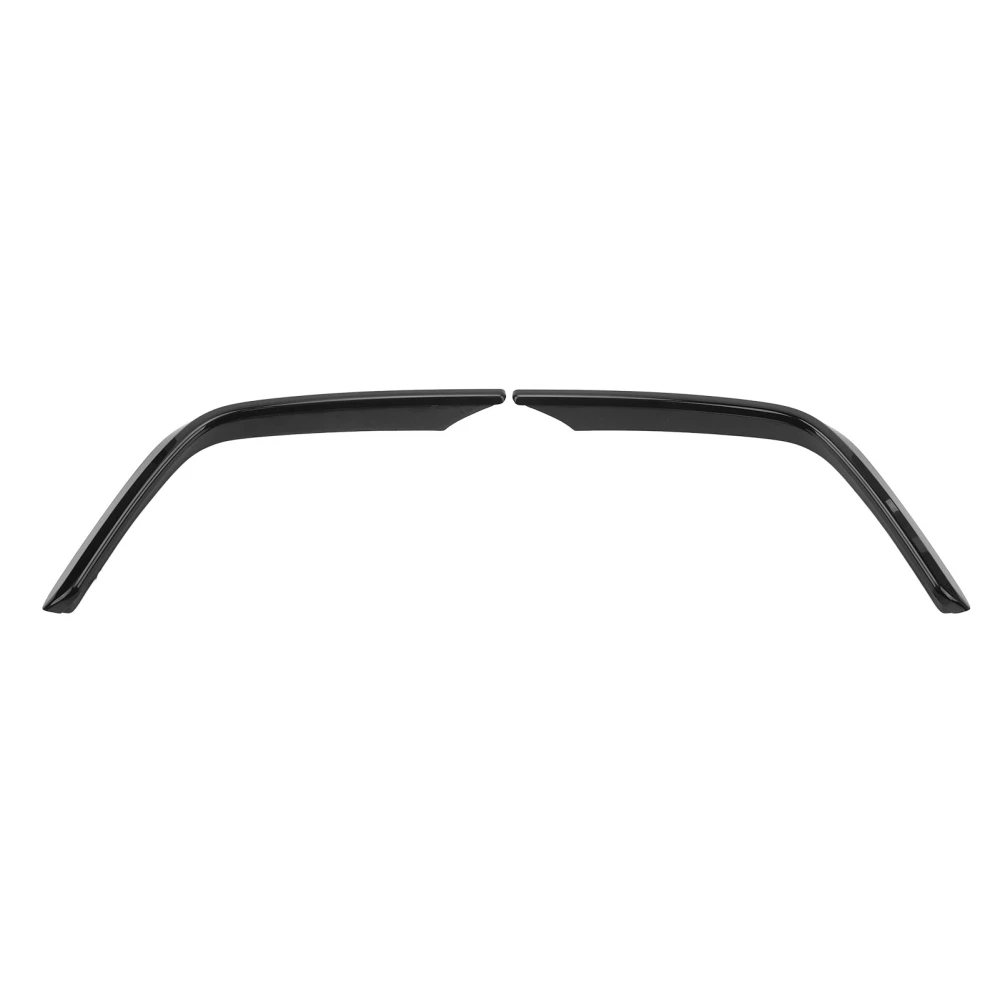 Front Bumper Splitter Lip Fins Glossy Black Grille Strip Trim Cover Spoiler Replacement for Maserati Ghibli S Q4 GranSport M157