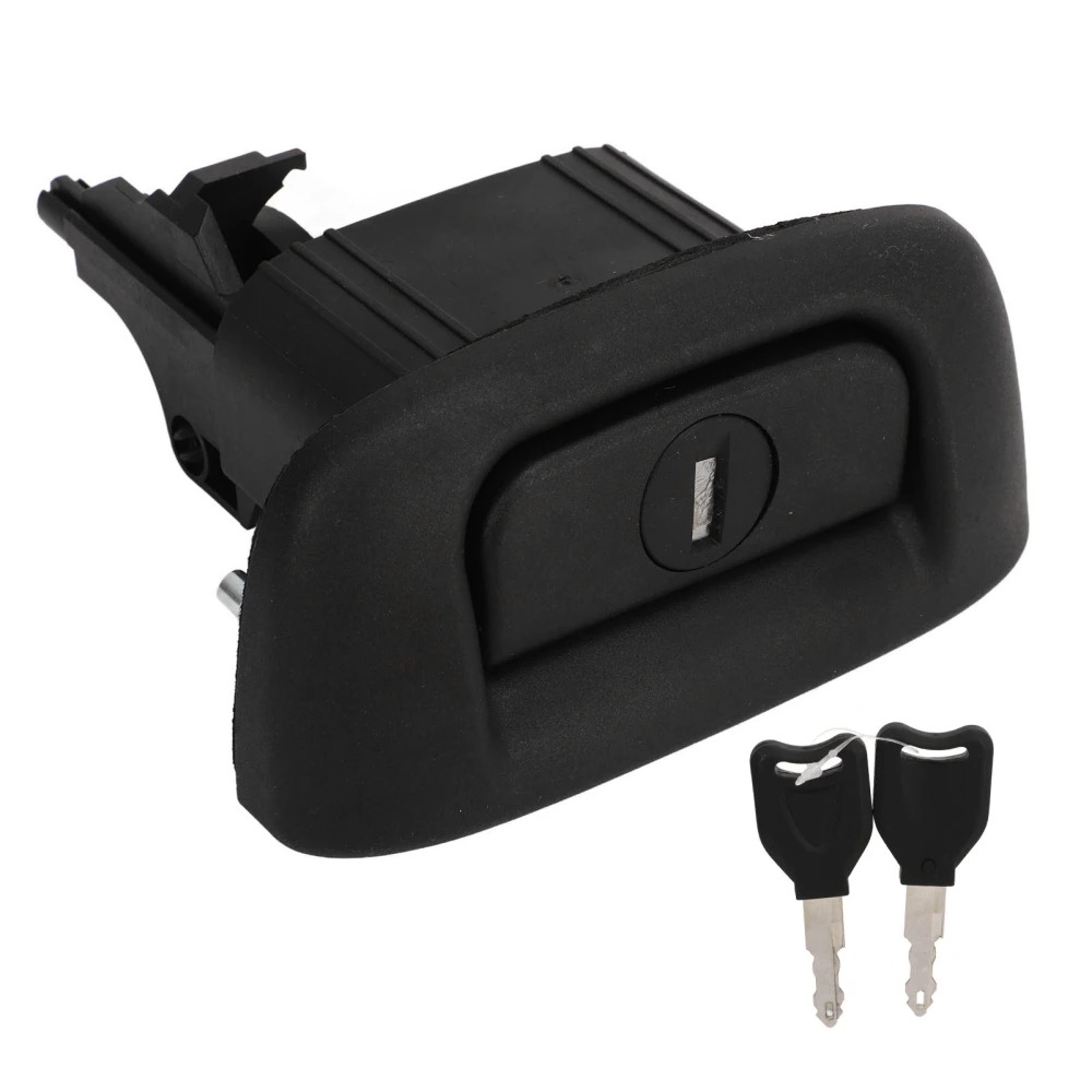 Tailgate Trunk Boot Lock with 2 Keys Weatherproof 7700431773 Black Replacement for Platina