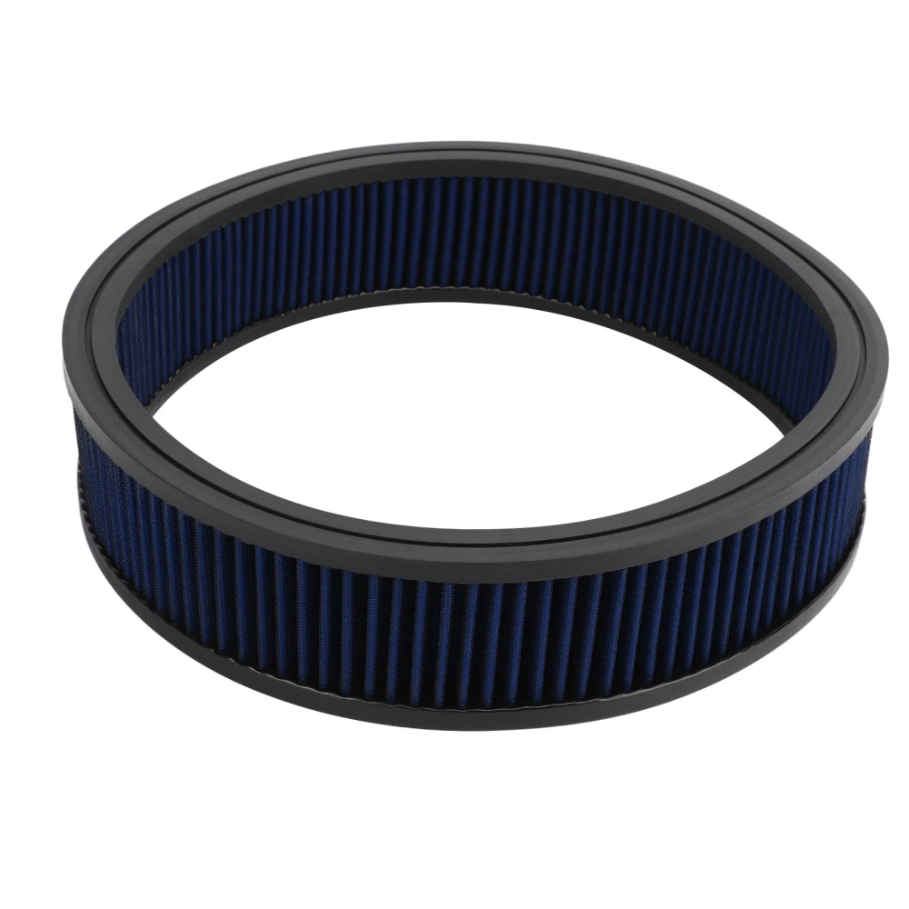 Air Filter Element Round High Flow Reusable Washable Air Cleaner Element Replacement For Ford Blue